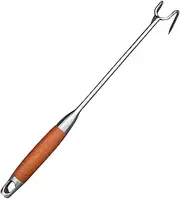 Ergonomic Meat Hook Multi Function Barbecue Tool for Easy Grasping Flipping Turning for Camping and Outdoor Parties