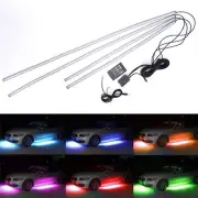 7 Color WIRELESS REMOTE SMD 5050 LED NEON UNDERCAR UNDERBODY LIGHTS KIT STRIPS