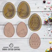 Easter Cookie Cutter & Embosser Set