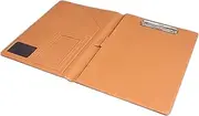 MAGICLULU Textured Business Folders for Documents Cylinder A4 Filing Briefcase Official