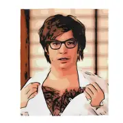 Velveteen Plush Blanket Austin Powers