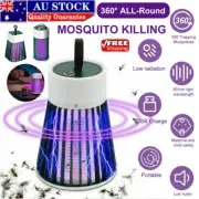 USB Mosquito Catcher Lamp Electric LED Light Insect Killer Fly Bug Zapper TrapGT