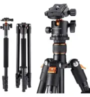 K&F Concept 64'' Camera Tripod Monopod Aluminum B234A1+BH-28L with 360°Ball Head