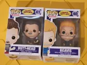 FUNKO POP BEAVIS & BUTT-HEAD #40 #41 VAULTED + PROTECTORS