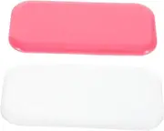 Baluue Eyelash Extension Pads 2 Pack Silicone False Lash Holder Pads Reusable Forehead Cushion for Lash Grafting Glue Tool