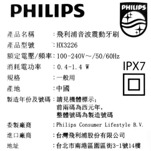 PHILIPS 飛利浦 Sonicare Elite+ 音波震動牙刷 HX3226 / 41 粉色