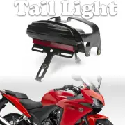 Rear Brake Tail Light BLack Rear Integrated For Harley Dyna Switchback
