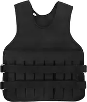 BESPORTBLE Weighted Sandbag Vest Weighted for Walking Running Clothing Women Weighted Weights Training Weighted Men Accessories Fitness Vests Adjustable Gels Barbell Belt Black Oxford Cloth