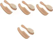 Totority 4 Sets Hair Brush Set Baby Scalp Brush Bath Shower Scrubber for Newborns