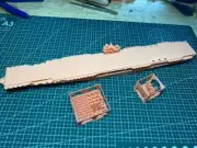 3D Printed 1/700 U.S. Navy Ranger Aircraft Carrier Unpainted Model Kit