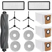 Accessories Kit for Dreametech L20 Ultra:Replacement Parts Compatible with Dreame L20 Ultra Robot Vacuum Cleaner, Main Brush Side Brushes Hepa Filters Mop Pads Dust Bags Spare Parts