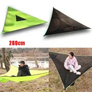 Large Triangle Camping Hammocks Outdoor Hanging Swing Backyard Tree House Tent