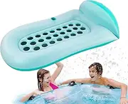 Pool Floats - Inflatable Pool Floats for Adults,Water Lounger Lounge Raft Floatie Toys Bed Mat Pad for Lake Sunbathing Garden Backyard Party