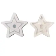 Five-Pointed Star Holder Silicone Molds Candlestick Resins Castings