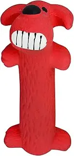 Multipet Original Loofa Dog Latex Ruff 6" Dog Toy, Assorted Colors for Small Breeds.