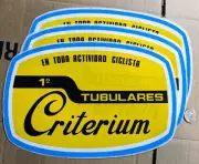 Criterium Tubular Tire Large Decal Sticker Pro Shop Team Car Fairing Campagnolo