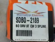 BO Starter Drive 9T Clockwise 3 Spline SDB0-2189