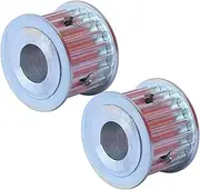 5M-15T Pulley Bore Size 5/6/6.35/8/10/12 mm Slot Width 16/21mm Pulley Wheel Aluminum Material for Width 15/20 mm 5M-Timing Belt Universal Kayak Boat Parts Accessories(12mm,1PC_21MM)