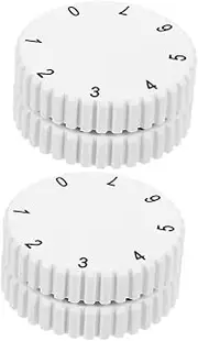 4pcs Freezer Knob Accessories Thermostat Switches Refrigerator The Switch Temperature Control Knob 7-position Knob 7-position Temp Control Adjustable Fridge Temp Knob White Plastic
