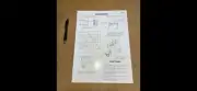 Nintendo Space Demon Cabaret Mini SDM-SUP Back Door Sheet Arcade