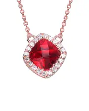 Genevive 14K Rose Gold Vermeil Necklace
