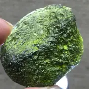 93.3Ct Genuine MOLDAVITE Czech Republic Certificate of Authenticity