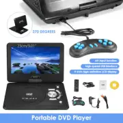 9.8'' Portable HD TV DVD MP4 Player LCD 270° Rotation Screen 240V Game Joystick