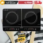 Devanti Electric 2 Zone Induction Cooktop 60cm Portable Kitchen Glass Cooker