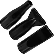 ELAYARD 3Pcs Hair Dryer Nozzle Durable Hair Styling Tool Reusable Blow Dryer Attachment Narrow Flat Diffuser for Sleek Hair for Home Travel Use