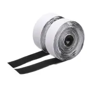 15ft x 1" Hook and Loop Tape, Heavy Duty Double-Sided Adhesive Strips, Black