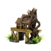 Aquarium Decor Turtle Shelter Resin Building Ornaments Exploring Turtle