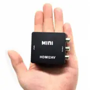 Hdmi To Av Rca Cvbs 1080P Composite Audio Video Adapter Converter Box Upscaler Black Video Cables & Adapters