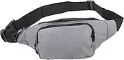 [Holibanna] Pack Diagonal Bag Cross Body Bag Women Storage Bags for Travel Waist Bag for Sports Running Pouch Belt for Women Waist Bag for Women Running Waist Bag Fashion Waist Bag Nylon Grey