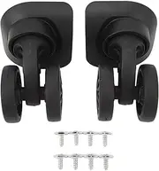[Jectse] Luggage Caster, Lightweight, Durable, Universal Wheel Replacement for Luggage Suitcase Trolley, ABS Material, Rubber, for Suitcase Maintenance