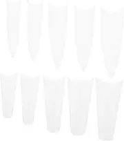 Healeved 2 Boxes Nail Set False Fingernails False Artificial Nail Tips Matte Nail Extensions Fake Clear Nails Tips Pointy Fake Nails False Nails Kit Transparent Plastic