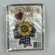 Dimensions 72169 Wire Whimsy Sunflower Counted Cross Stitch Canvas Kit