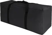 Cushion Storage Bag Garden Waterproof Patio Extra Large Protective Zippered Outdoor Cushions Furniture Oxford Fabric Covers Box 68 x 30 x 20 inch Black