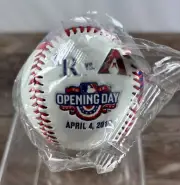 Arizona Diamondbacks 2016 Opening Day Baseball Souvenir Rockies Rawlings Ball