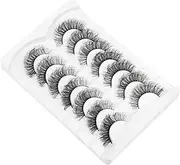 Vaguelly False Eyelashes Kit Fluffy DIY Extensions for Women Comfortable Lightweight Makeup Lashes for Daily Use Parties Special Events Reusable