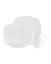 Godinger Encarta Plain 16Pc Dinnerware Set