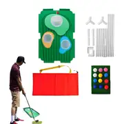 Portable Golf Cornhole Chipping Game Set Golf Ball Target Net Golf Training Accessories