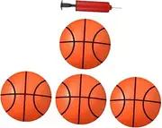 1Set Inflatable Basketball for Basketballs Pump Portable for Indoor Play Parent Interaction Fun Present
