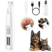 Dog Paw Trimmer,Pet Micro Precision Trimmer for Paws,Cordless Dog Clipper wit...