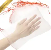 50 Pcs Fruit Protection Bags, Netting Barrier with Drawstring for Trees