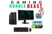 Big Dell Gaming Bundle Tower Beast Xeon/i7 Quad-core 16GB 500GB SSD 8GB NVIDIA 1080ti + 24" Monitor | Refurbished