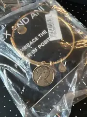 Disney Alex and Ani Star Wars Princess Leia Carrie Fisher Antiqued Gold RETIRED