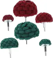 6PCS Mushroom Shaped Abrasive Buffing Wheel for Drill Multi Surface Polishing Kit with Wheels for Efficient Cleaning and Versatile Use Household and Automotive Applications