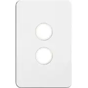 Hager WBSSP2 Silhouette Series Grid Plate & Cover