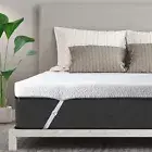 3 Inch Gel Memory Foam Mattress Topper Twin XL size High Density Cooling Pad ...
