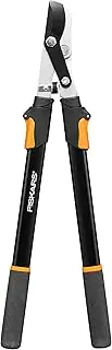 Fiskars Telescopic Loppers for Fresh Wood, Non-Stick Coating, Hardened Precision Steel, Handle Length: 63 to 83 cm, Black/Orange, L13, 1027528